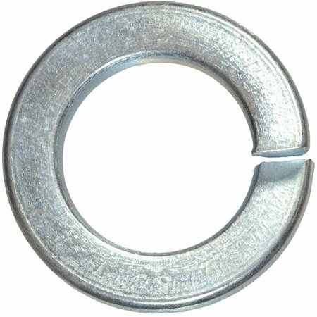 HILLMAN #6 Hardened Steel Zinc Plated Split Lock Washer, 100PK 300009